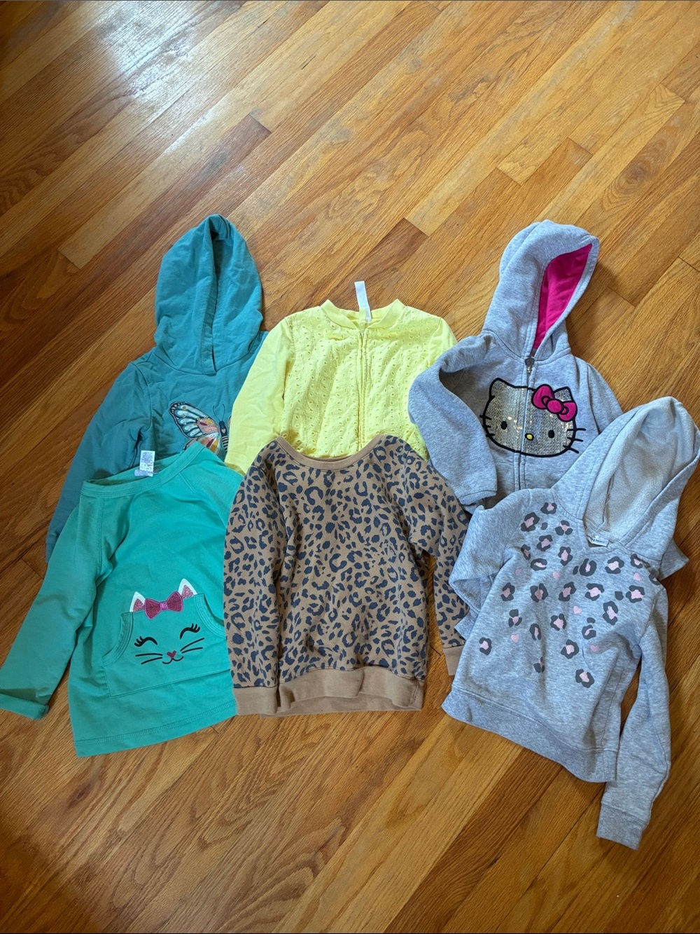 Lot Bundle 4T Sweatshirts Zip-Ups